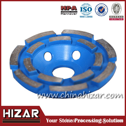 Hizar brand or OEM service for abrasive diamond cup grinding wheel with M14 5/8"-11 thread
